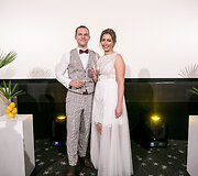 Gintarė ir Paulius susituokė kino teatre