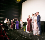Gintarė ir Paulius susituokė kino teatre