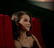 Gintarė ir Paulius susituokė kino teatre