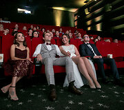 Gintarė ir Paulius susituokė kino teatre