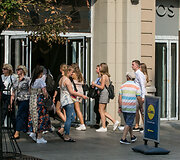 Sostinės gatves užtvindė mokleisviai