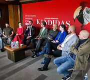Spaudos konferencijos akimirka