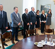 Prezidentas susitiko su Profesinių sąjungų atstovais
