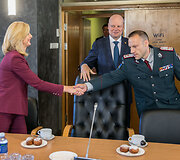 Rita Tama&scaron;unienė, Saulius Skvernelis, Linas Pernavas