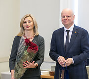 Rita Tama&scaron;unienė ir Saulius Skvernelis