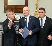 Viktoras Pranckietis, Saulius Skvernelis, Linas Linkevičius