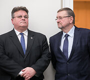 Linas Linkevičius ir Juozas Bernatonis