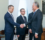 Egidijus Radzevičius ir Gitanas Nausėda