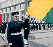Valstybės vėliavos pakėlimo ceremonija 