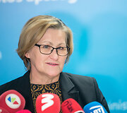 Spaudos konferencijos akimirka