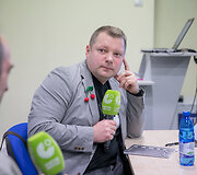 Pokalbis &bdquo;Vertėjo tapsmas autoriumi: Rimantas Kmita vs. Markus Roduner apie savo vaidmenis&ldquo;