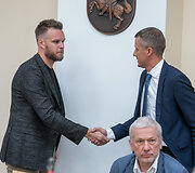 Gabrielius Landsbergis ir Žygimantas Vaičiūnas
