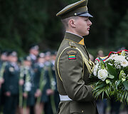 Minėjimas prie Medininkų memorialo