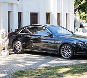 Prabangūs automobiliai Palangoje