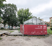 Nelegalus &bdquo;&scaron;iltnamis&ldquo; Vilniaus Bazilijonų skvere