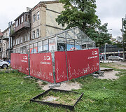 Nelegalus &bdquo;&scaron;iltnamis&ldquo; Vilniaus Bazilijonų skvere