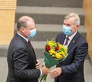 Saulius Skvernelis ir Viktoras Pranckietis