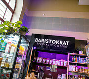 Kavos kampas &bdquo;Baristokrat&ldquo; Vilniaus geležinkelio stotyje
