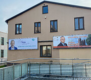 Rinkiminiai plakatai Plungėje