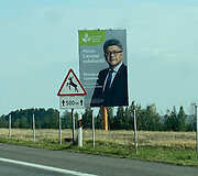 Rinkiminiai plakatai Kauno rajone