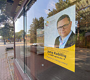 Rinkiminiai plakatai &Scaron;ventojoje