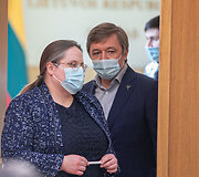 Agnė &Scaron;irinskienė ir Ramūnas Karbauskis