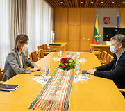Darius Jauni&scaron;kis ir Viktorija Čmilytė-Nielsen 