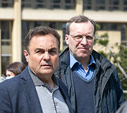 Petras Gražulis ir Naglis Puteikis