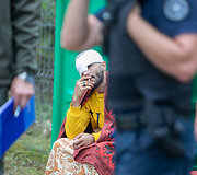 Migrantų kasdienybė Rūdninkų poligone