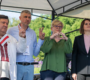 Ingrida &Scaron;imonytė ir Sviatlana Cichanouskaja