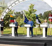 Lietuvos, Estijos ir Latvijos parlamentų Pirmininkų spaudos konferencija