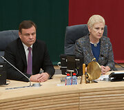 Vydas Gedvilas ir Irena Degutienė
