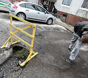 Smegduobė daugiabučio kieme