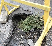 Smegduobė daugiabučio kieme