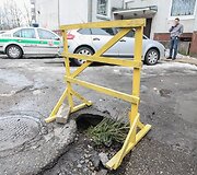 Smegduobė daugiabučio kieme