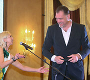 Audra Ginelevičienė ir Arvydas Sabonis