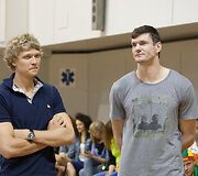 Mindaugas Kuzminskas ir Darju&scaron;as Lavrinovičius