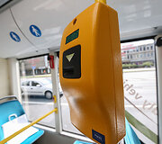 Elektrinis autobusas Vilniaus gatvėse