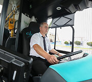 Elektrinis autobusas Vilniaus gatvėse