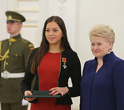 Dalia Grybauskaitė ir Milda Valčiukaitė