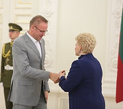 Dalia Grybauskaitė ir Linas Kunigėlis