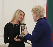 Dalia Grybauskaitė ir Laura Asadauskaitė