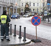 Vilniaus gatvėse &ndash; daugybė laikinų kelio ženklų