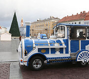 Po miestą važinės Kalėdų traukinukas