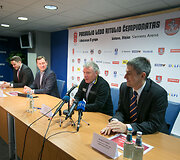 Spaudos konferencijos akimirka