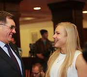 Algirdas Butkevičius ir Rūta Meilutytė