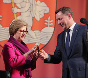 Vida Rama&scaron;kienė ir Artūras Zuokas