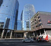 I&scaron; TEO būstinės evakuoti žmonės