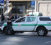 I&scaron; TEO būstinės evakuoti žmonės