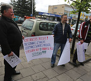 Piketuojantys VVT darbuotojai